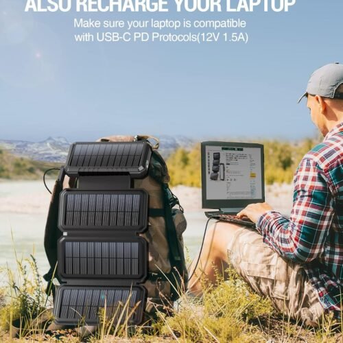 20,000mAh 18W Fast Charging Solar Power Bank with 4 Foldable Panels - Solar Power Banks - GoSolPod | Solar Energy Storage ...